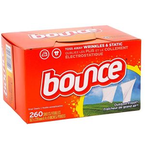 Bounce Fabric Softener Dryer Sheets, Outdoor Fresh - 260 Sheets