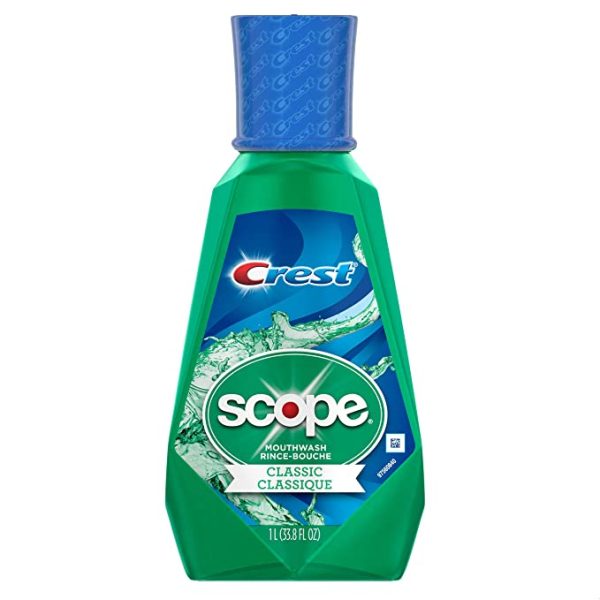 Crest Scope Classic Mouthwash Original Formula, 1 L