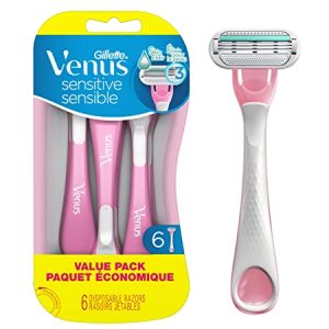 Gillette Venus Sensitive Skin Disposable Women's Razor 6 Count