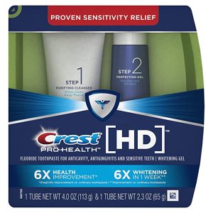 Crest Pro-Health HD Daily Two-Step Toothpaste System for a Healthier Mount and Whiter Teeth - 4.0 Oz and 2.3 Oz Tubes
