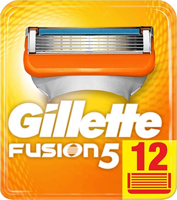 Gillette Fusion5 Men's Razor Blades Pack of 12 Refills