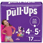 Pull-Ups Girls' Potty Training Pants Size 6 4T-5T