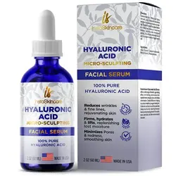 Hyaluronic Acid for Skin - 100% Pure Hyaluronic acid - Anti aging formula (2 oz)
