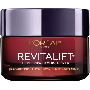 L'Oreal Paris Revitalift Triple Power Face Moisturizer, 1.7 oz